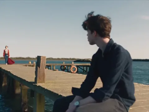 Waiting on the pier