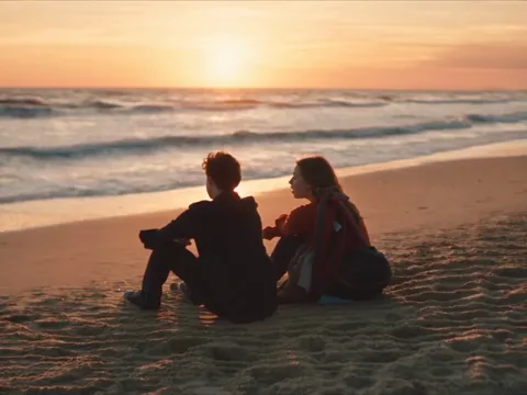 Together at sunset